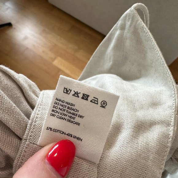 Jacquemus Le Haut Pampelonne Linen Crop Top Gathered Ruffles Sz 36 in Natural - Picture 6 of 13